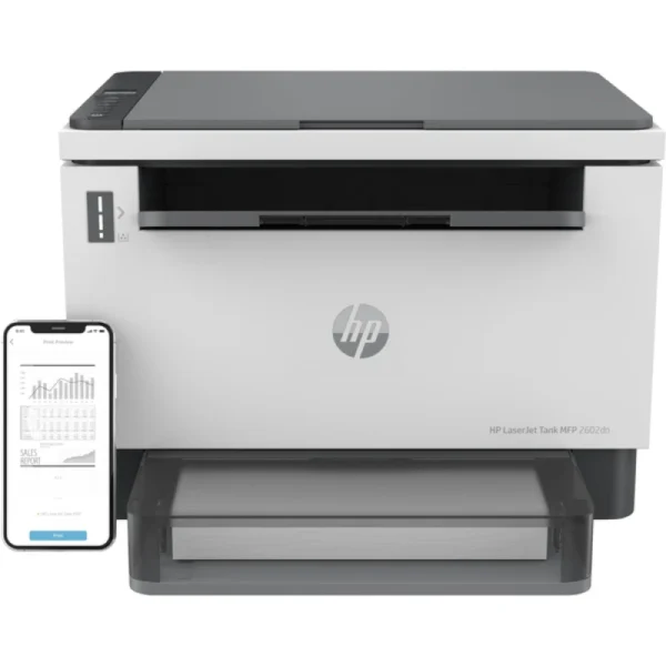 Imprimante Hp Multifonction LaserJet Tank MFP 2602dn  – 2R3F0A